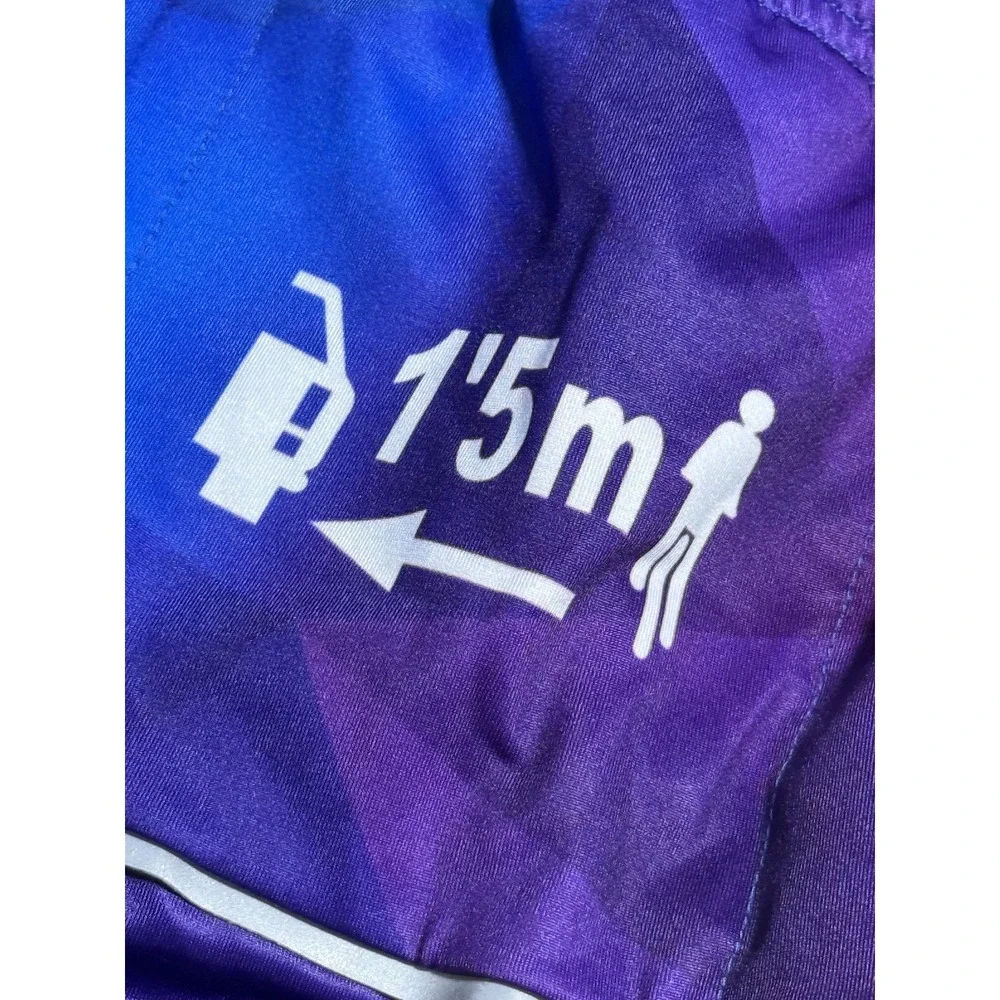 Miloto Cycling Jacket Mens Large Multicolor Pro Cycling Wear Full‎ Zip Polyester